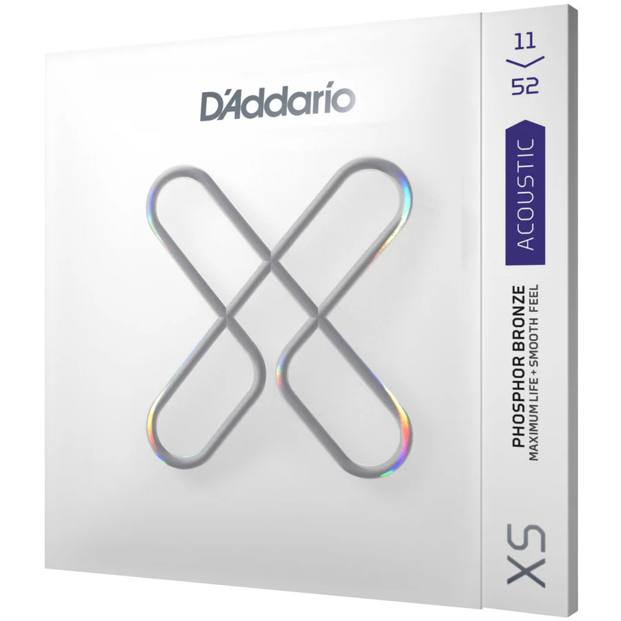 D'Addario XSAPB1152 Phosphor Bronze Acoustic Guitar Strings - .011-.052 Custom Light - Image 2