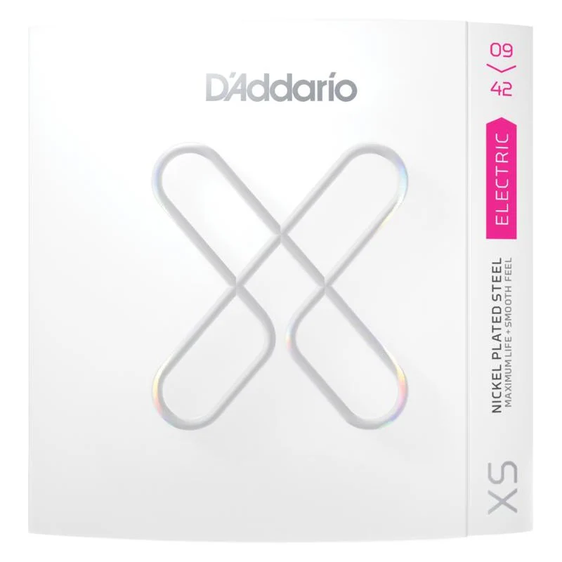 D'Addario XSE0942 Nickel-plated Steel-coated Electric Guitar Strings - .009-.042 Super Light - Image 2