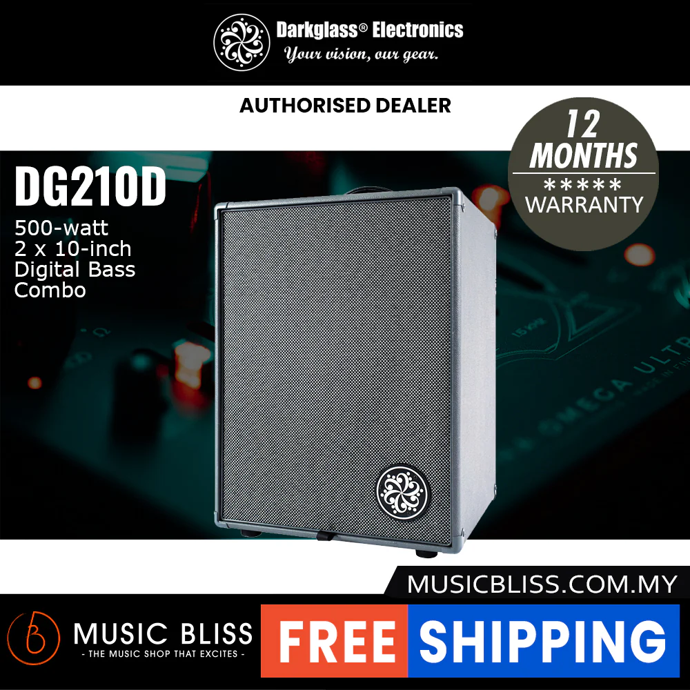 Darkglass DG210D 500-watt 2x10" Digital Bass Combo Amplifier