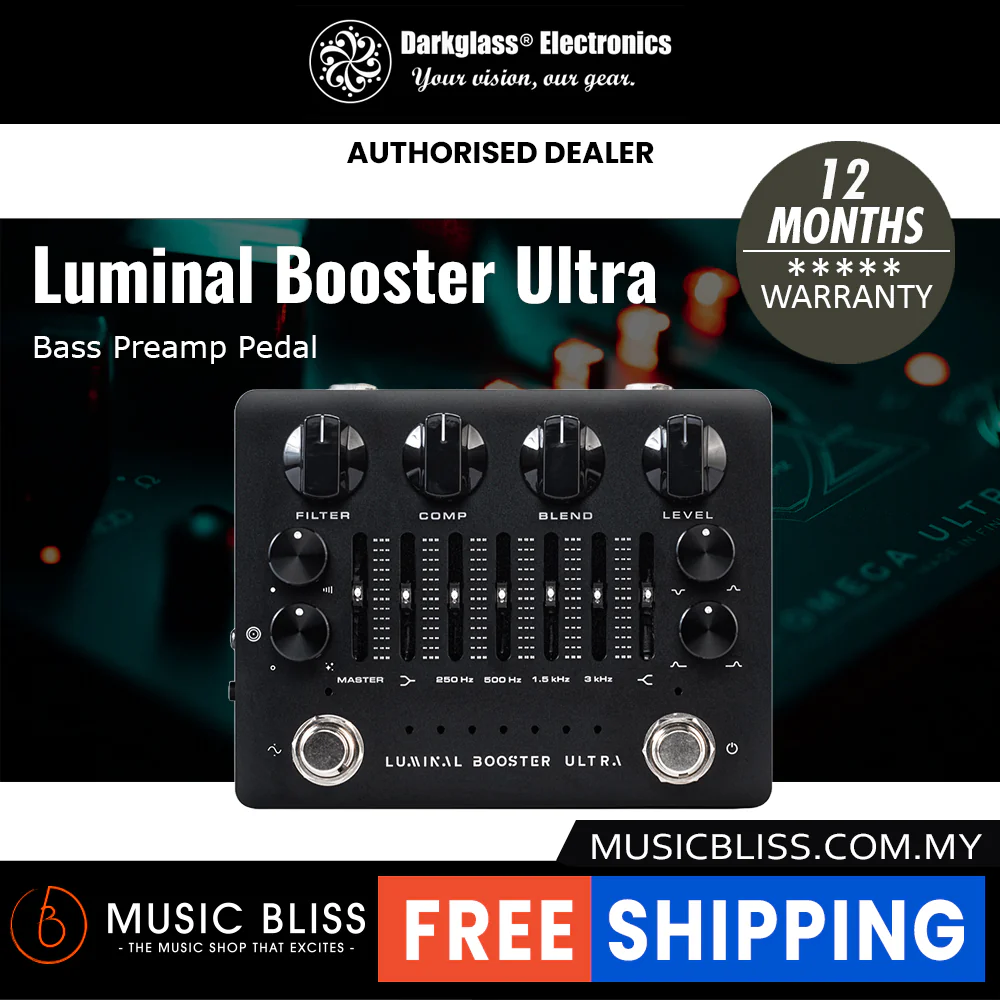 Darkglass Luminal Booster Ultra Bass Preamp Pedal