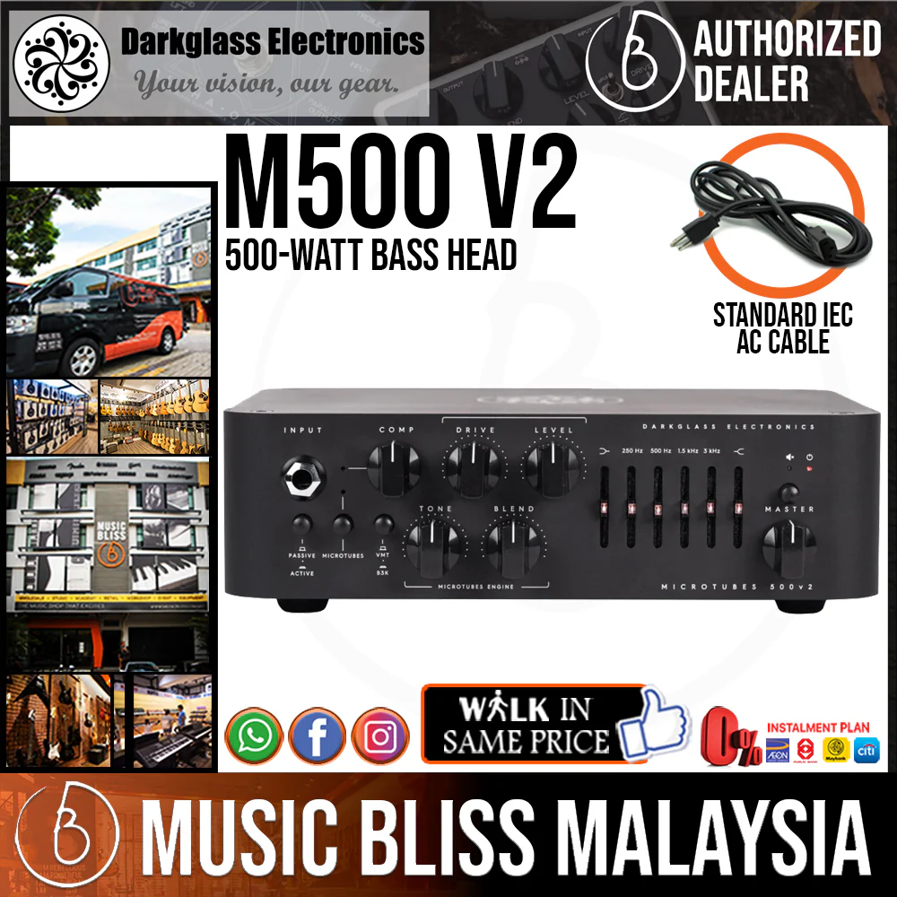 Darkglass Microtubes 500 v2 - 500-watt Bass Head