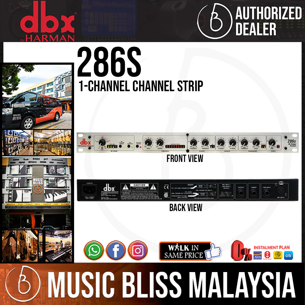 dbx 286S 1-channel Channel Strip