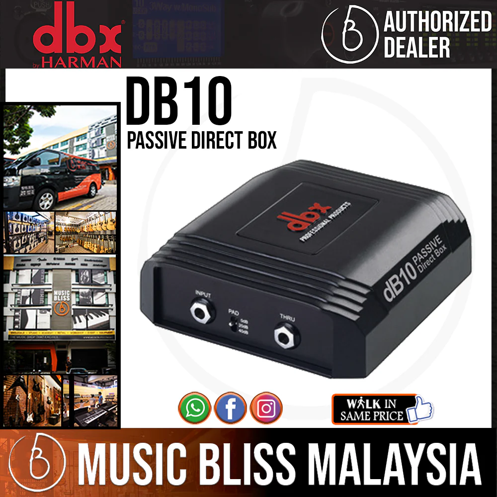 dbx dB10 Passive Direct Box