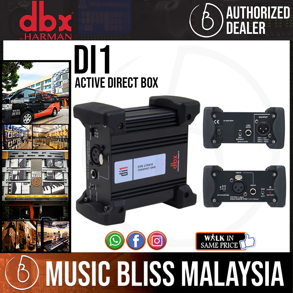 dbx DI1 Active Direct Box