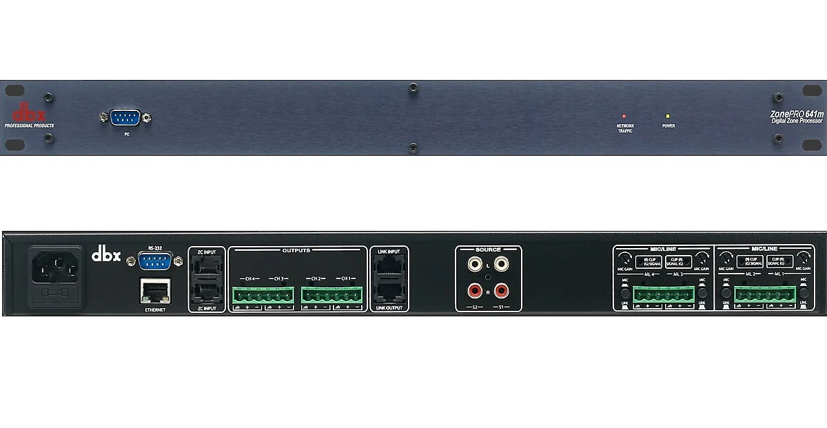 dbx ZonePRO 641m 6x4 Digital Zone Processor - Image 2