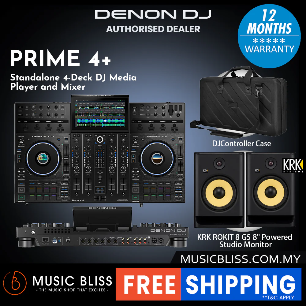 Denon DJ Prime 4+ 4-deck Standalone DJ System - Image 5