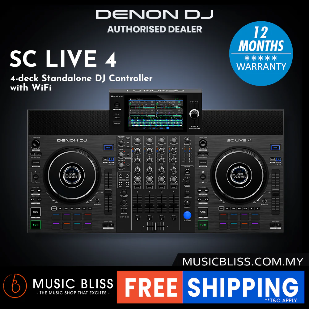 Denon DJ SC Live 4 Standalone DJ Controller