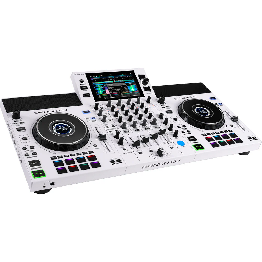 Denon DJ SC Live 4 Standalone DJ Controller - White - Image 5