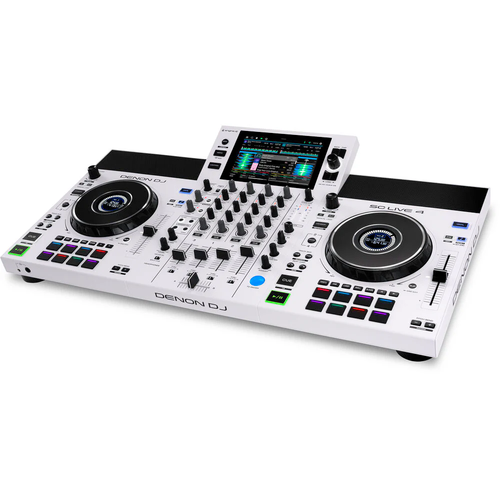 Denon DJ SC Live 4 Standalone DJ Controller - White - Image 6