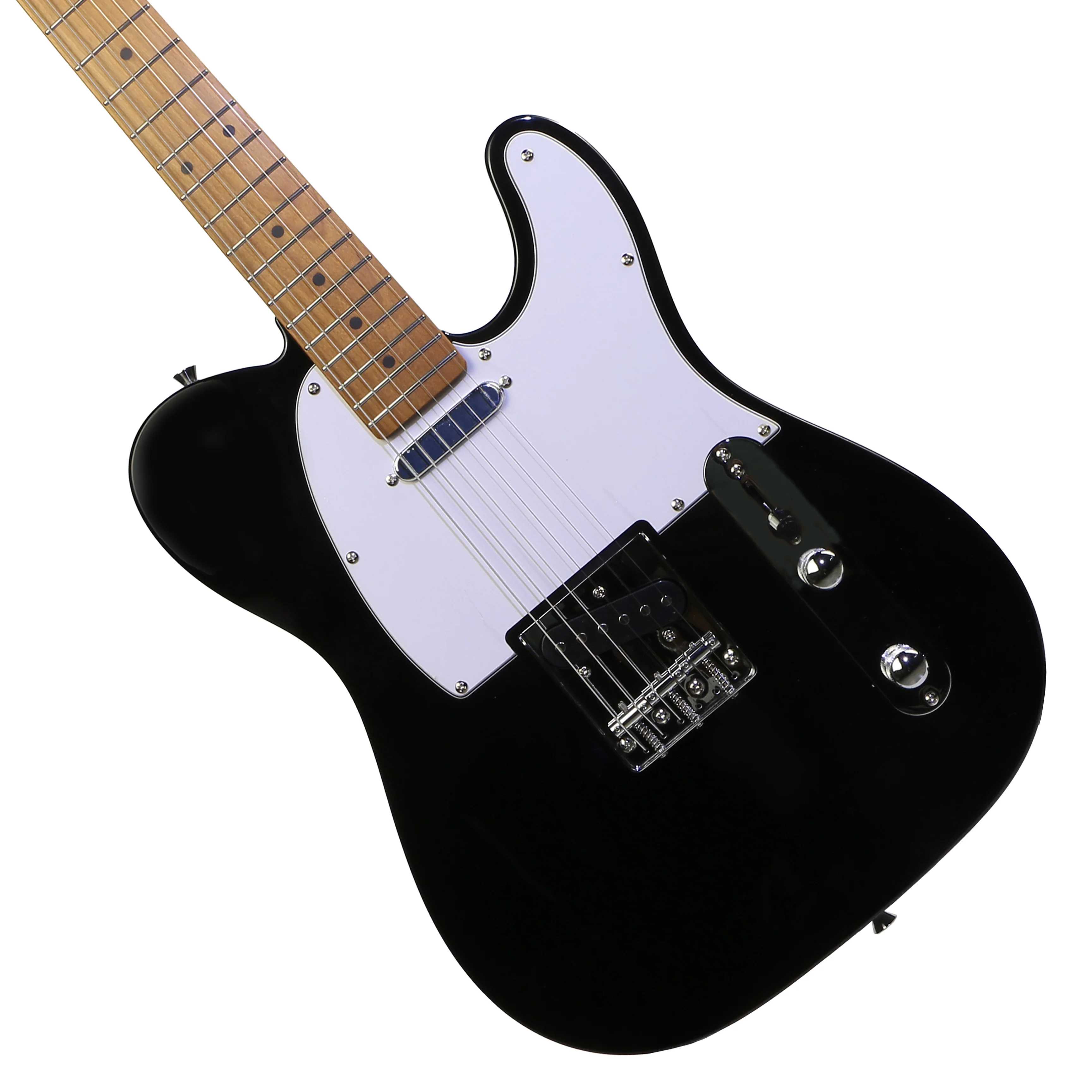 Deviser L-TE-BK Budget Beginner Electric Guitar β SS Tele Style Black for Rock Kapak - Image 4