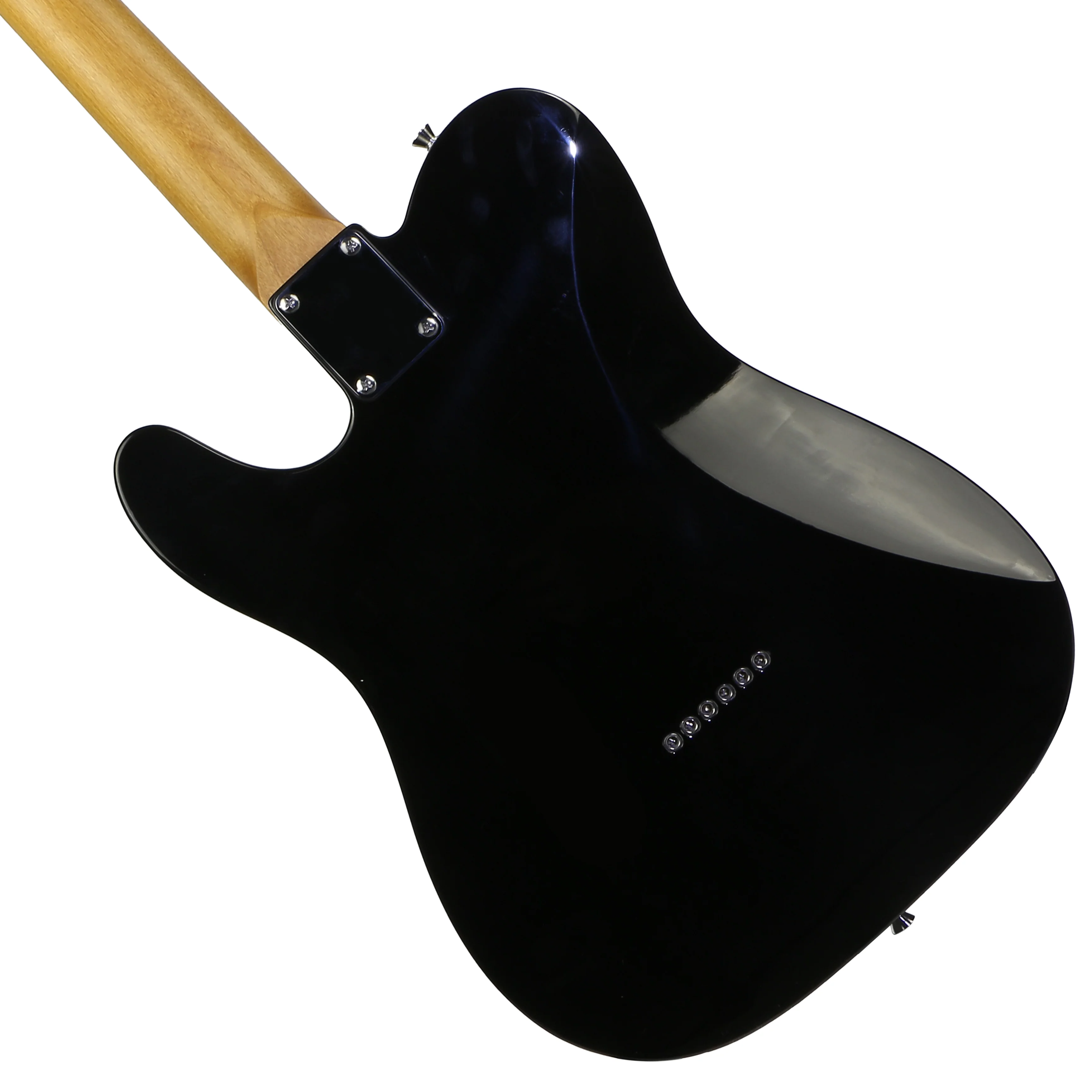 Deviser L-TE-BK Budget Beginner Electric Guitar β SS Tele Style Black for Rock Kapak - Image 5