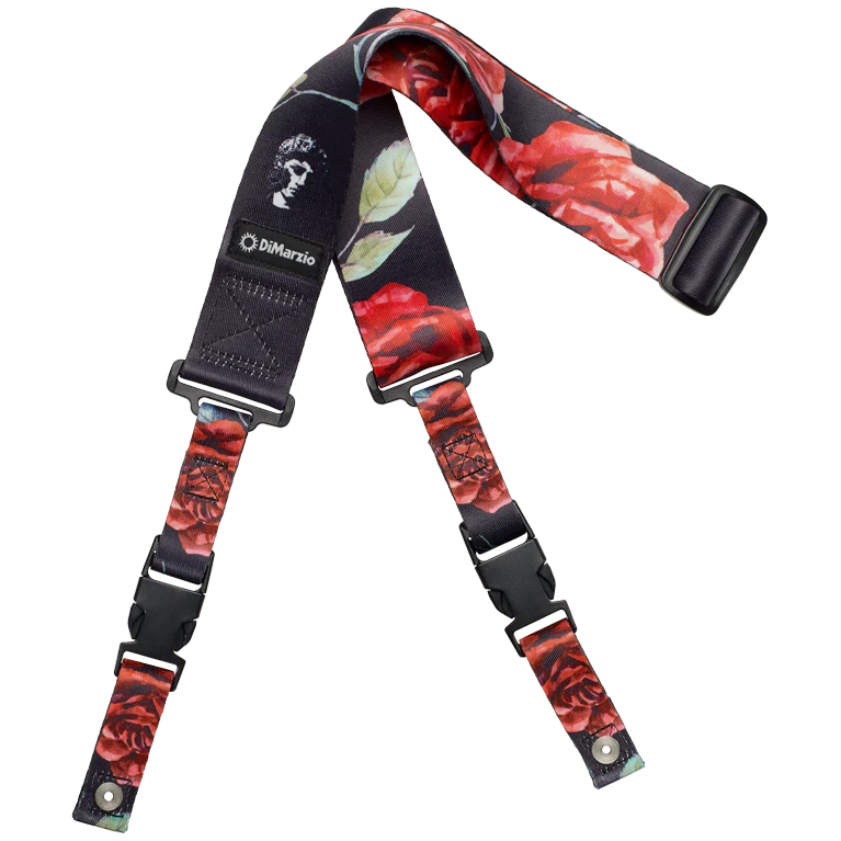 DiMarzio DD2246 Polyphia Cliplock, Rose On Black Design - Image 2