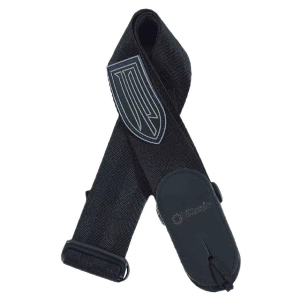 DiMarzio DD3100JPBKBL John Petrucci Strap, Blue Thread - Image 2