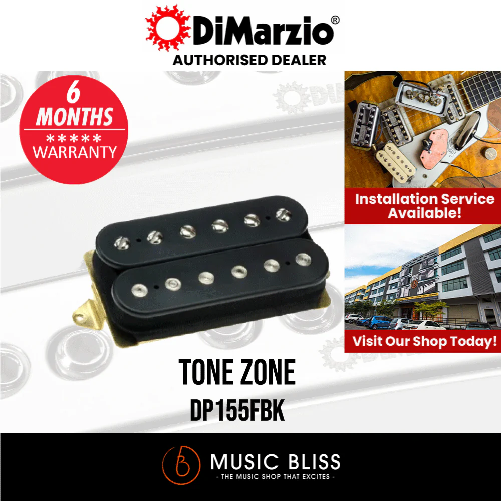 DiMarzio DP155FBK Tone Zone Humbucker Pickup