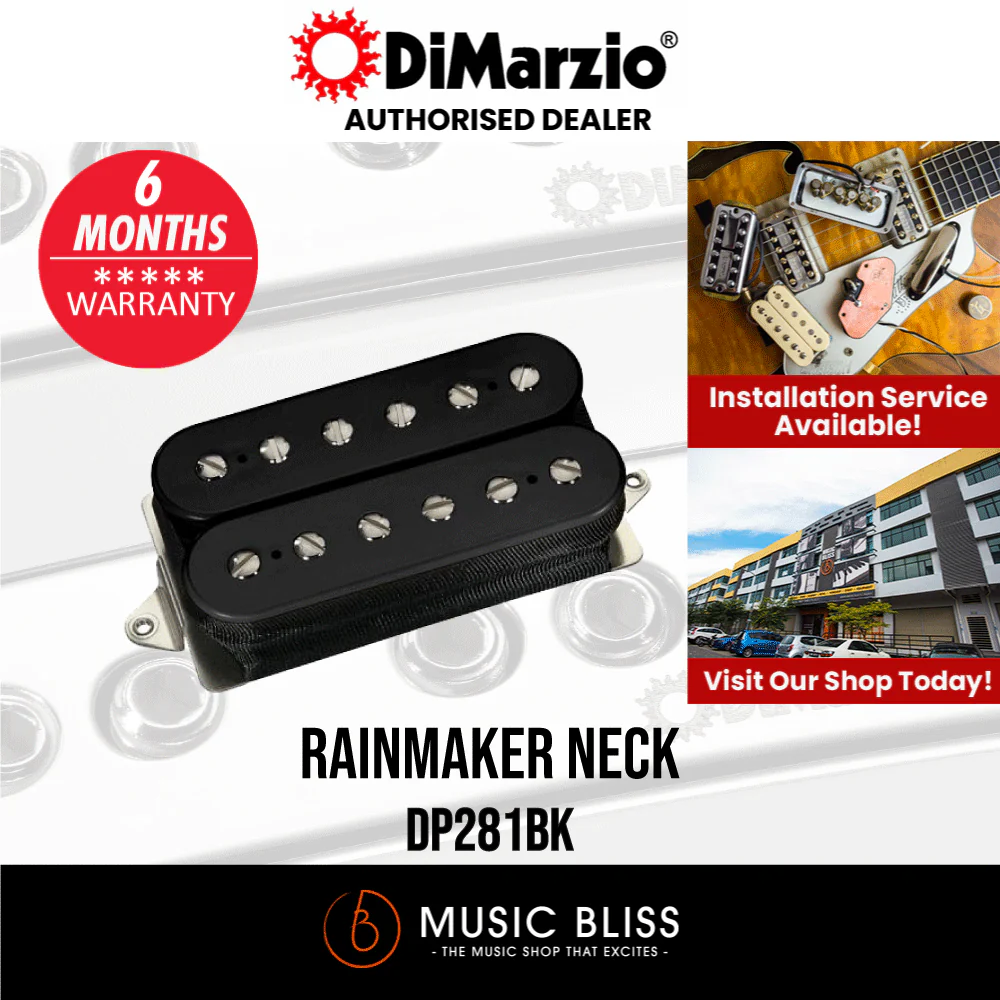 DiMarzio DP281BK Rainmaker Neck Pickup - Black