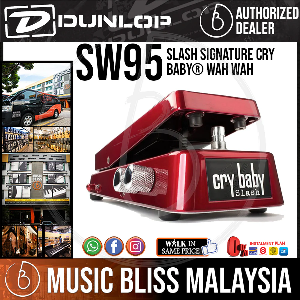 Jim Dunlop SW95 Slash Signature Cry Baby Wah Pedal