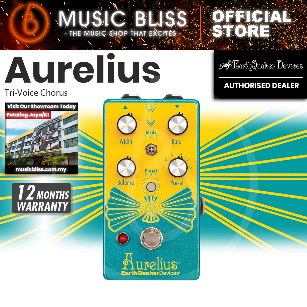 EarthQuaker Devices Aurelius Tri-voice Chorus Pedal