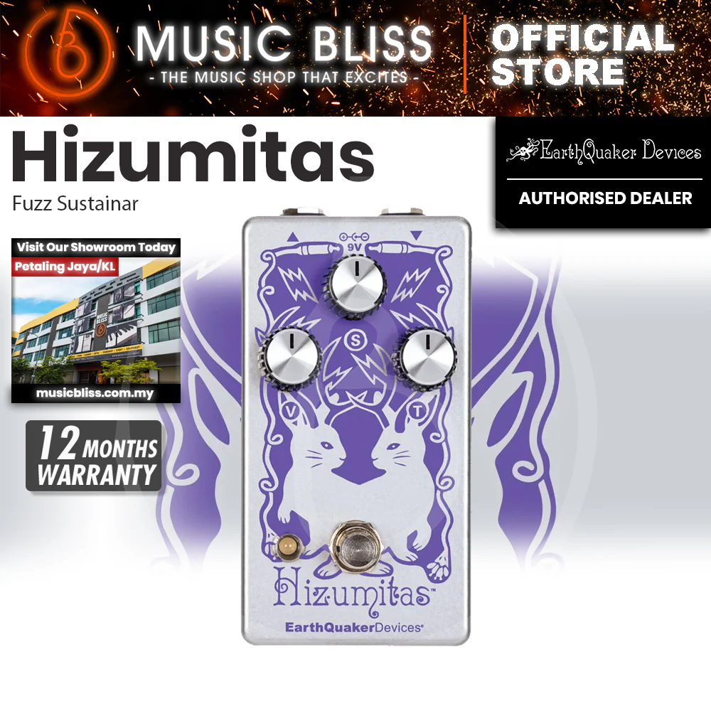 EarthQuaker Devices Hizumitas Fuzz Sustainar Pedal