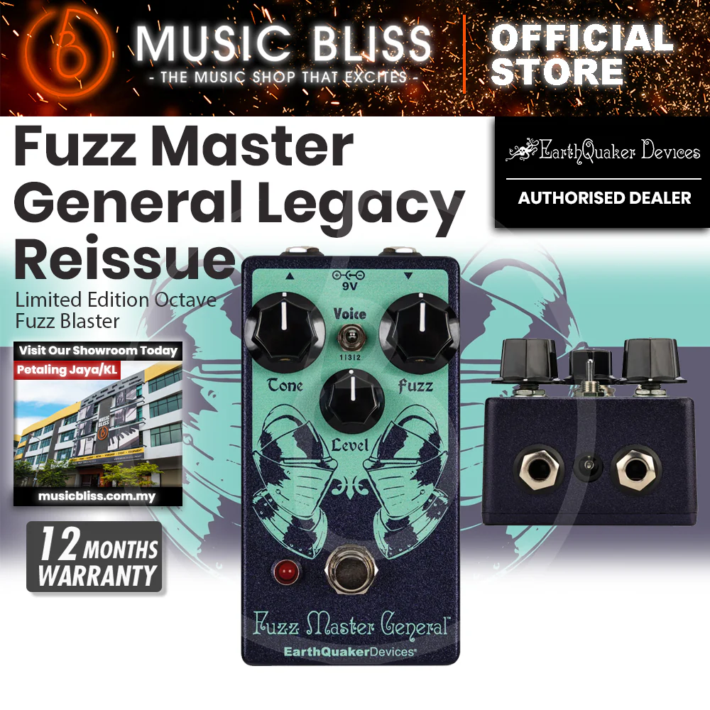 EarthQuaker Fuzz Master General Legacy Reissue Octave Fuzz Blaster Pedal