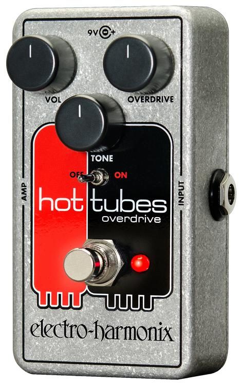 Electro Harmonix Hot Tubes Nano Overdrive Guitar Effects Pedal - Image 2