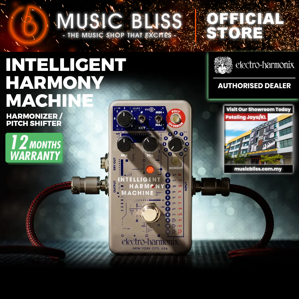 Electro Harmonix Intelligent Harmony Machine Harmony and Pitch Shifter Pedal