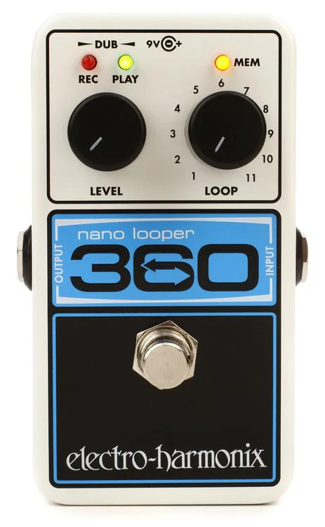 Electro Harmonix Nano Looper 360 Looping Pedal for Guitar or Bass - Image 2