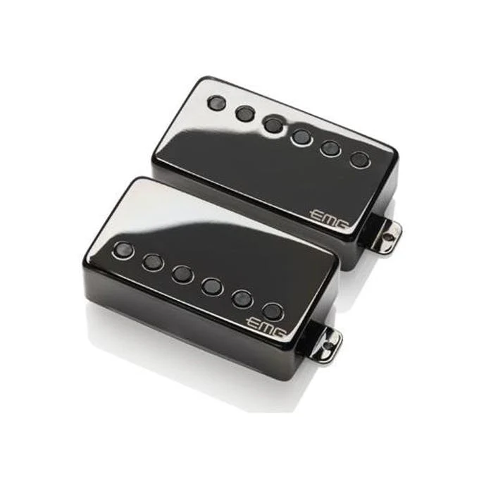 EMG Jhset Custom James Hetfield Signature Pickup Set - Black Chrome - Image 2