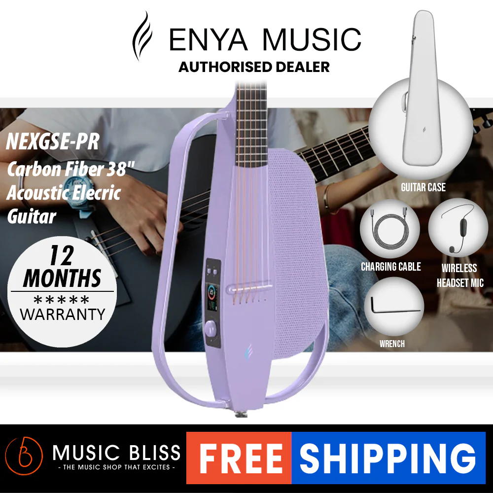 Enya NEXG SE Carbon Fiber Guitar - Purple