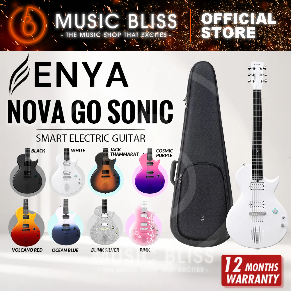 Enya Nova Go Sonic Electric Guitar - White