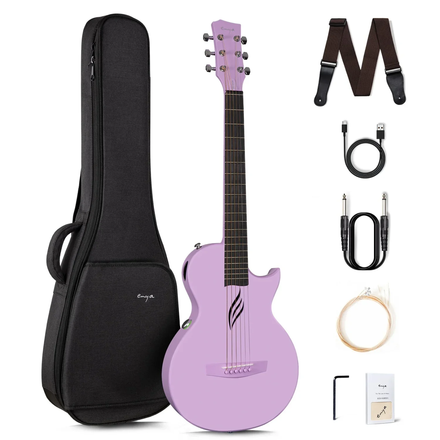 Enya Nova Go SP1 Guitar- Purple - Image 2