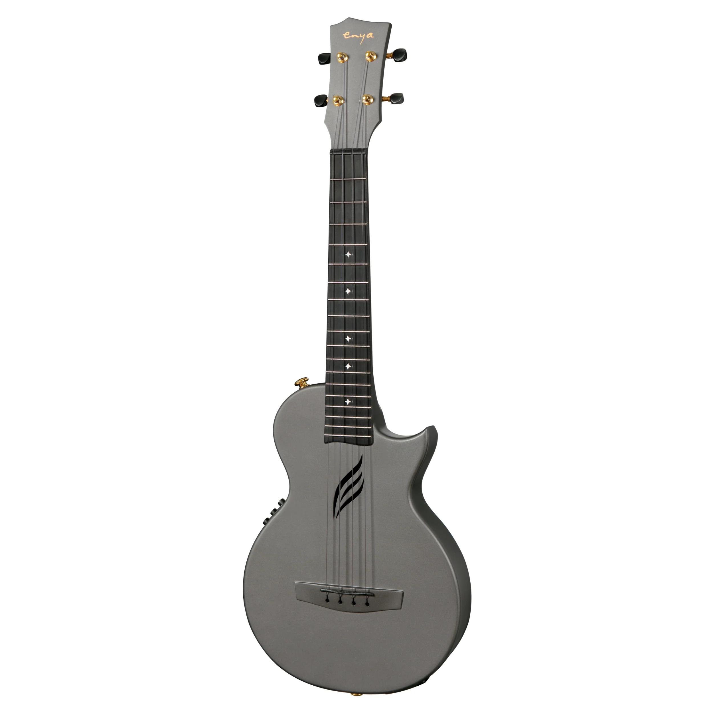 Enya Nova UE PRO Tenor Carbon Ukulele - Black - Image 2