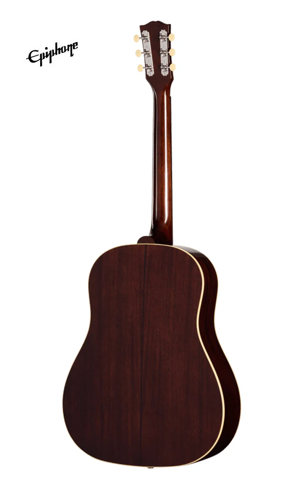 Epiphone 1942 Banner J-45 Reissue Left-handed Acoustic-Electric Guitar - Vintage Sunburst - Image 3