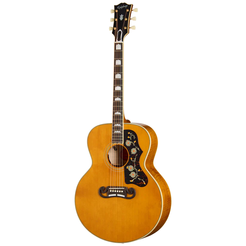 Epiphone 1957 SJ-200 Reissue Acoustic-Electric Guitar - Antique Natural - Image 2