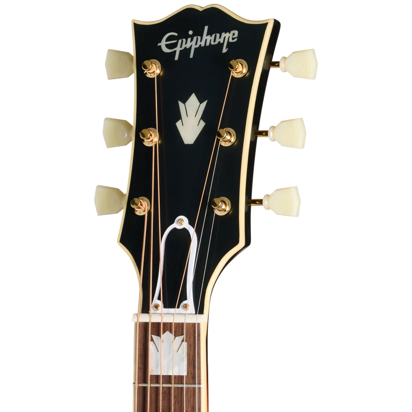 Epiphone 1957 SJ-200 Reissue Acoustic-Electric Guitar - Vintage Sunburst - Image 5