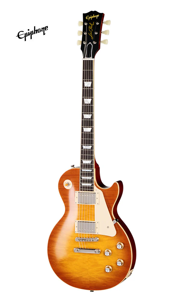 Epiphone 1960 Les Paul Standard Reissue Electric Guitar - Iced Tea Burst - Image 2