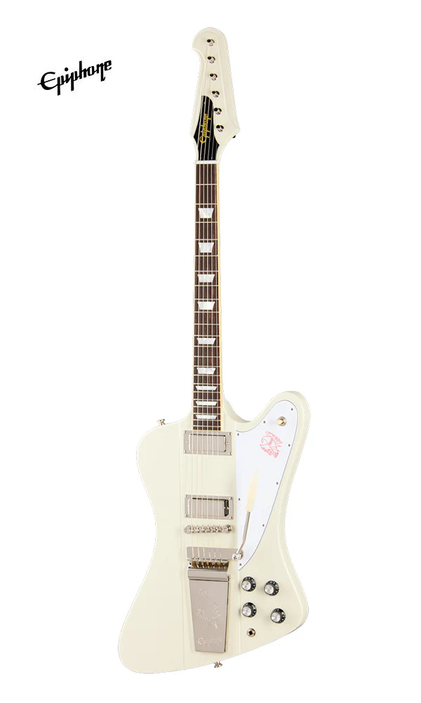 Epiphone 1963 Firebird V Electric Guitar - Polaris White - Image 2