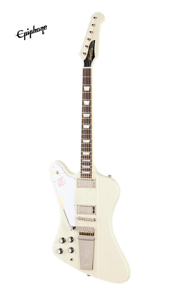 Epiphone 1963 Firebird V Left-handed Electric Guitar - Polaris White - Image 2