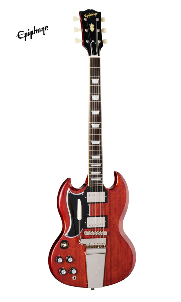 Epiphone 1964 SG Standard Reissue Left-handed Electric Guitar - Cherry Red - Image 2