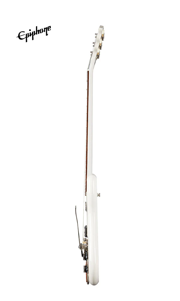 Epiphone Crestwood Custom (Tremotone) Electric Guitar - Polaris White - Image 4