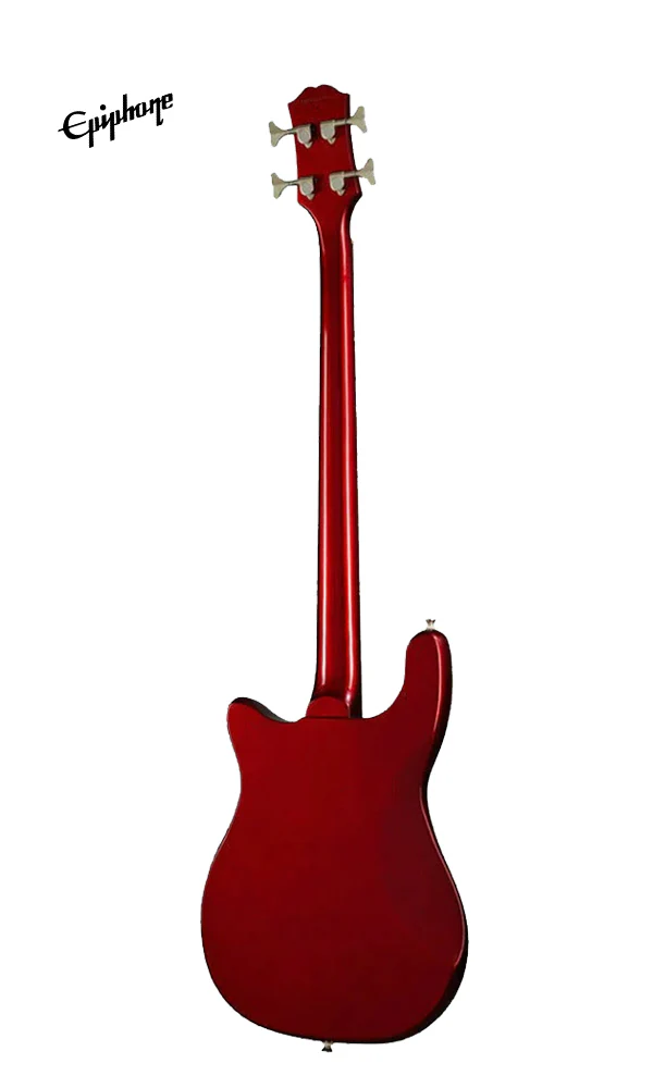 Epiphone Embassy Bass Guitar - Sparkling Burgundy - Image 3