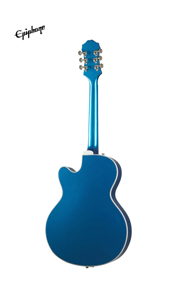 Epiphone Emperor Swingster Hollowbody Electric Guitar - Delta Blue Metallic - Image 3