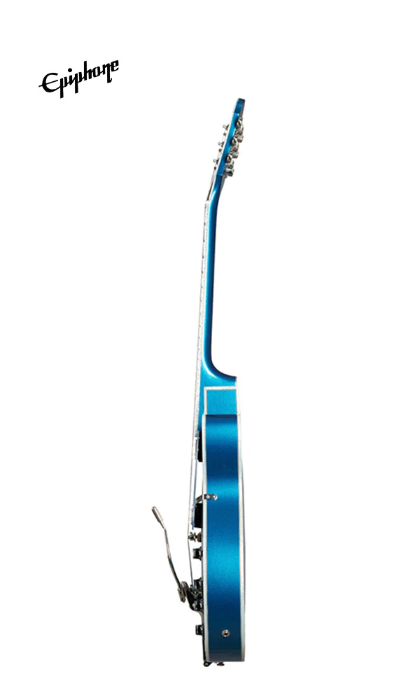Epiphone Emperor Swingster Hollowbody Electric Guitar - Delta Blue Metallic - Image 4