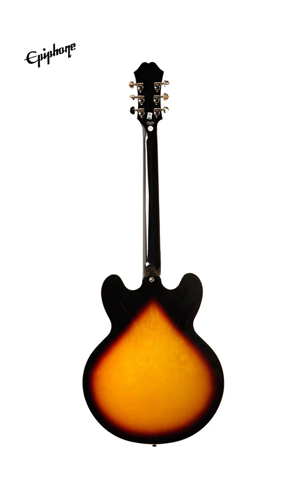 Epiphone ES-335 Semi-Hollowbody Electric Guitar - Vintage Sunburst - Image 3