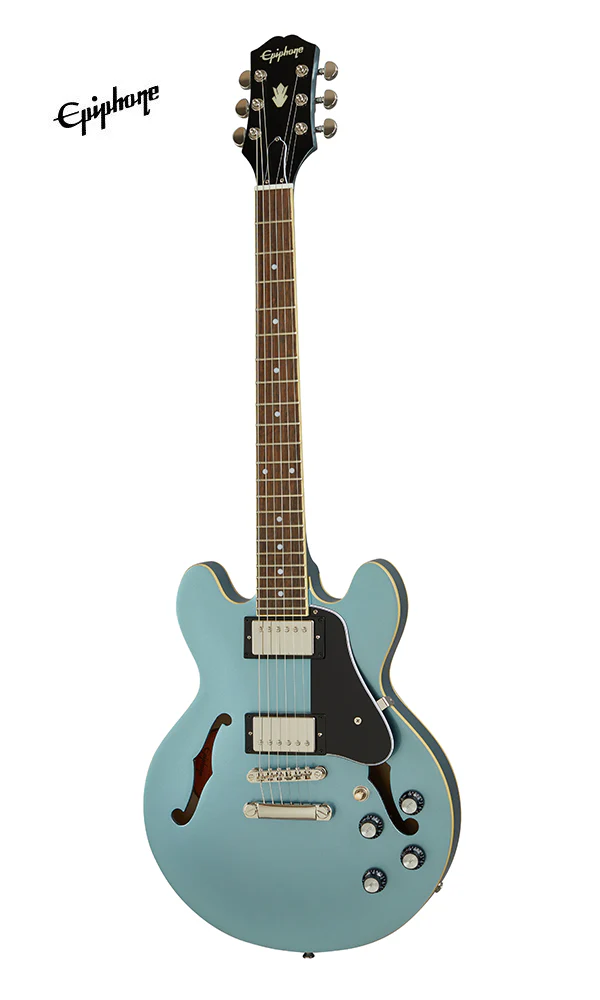 Epiphone ES-339 Semi-hollowbody Electric Guitar - Pelham Blue - Image 2