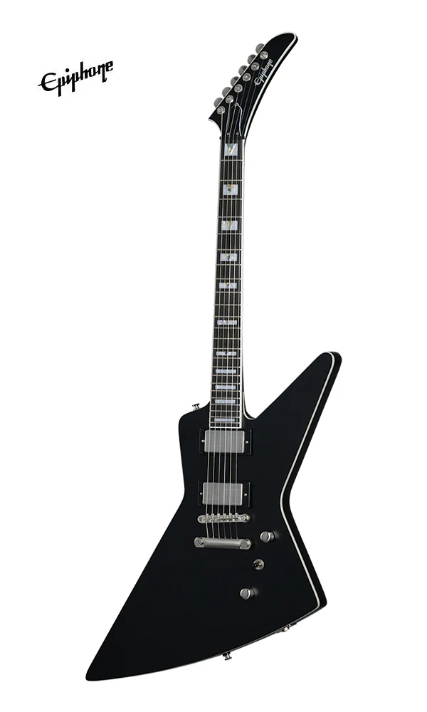 Epiphone Extura Prophecy Electric Guitar - Aged Jet Black Metallic - Image 2