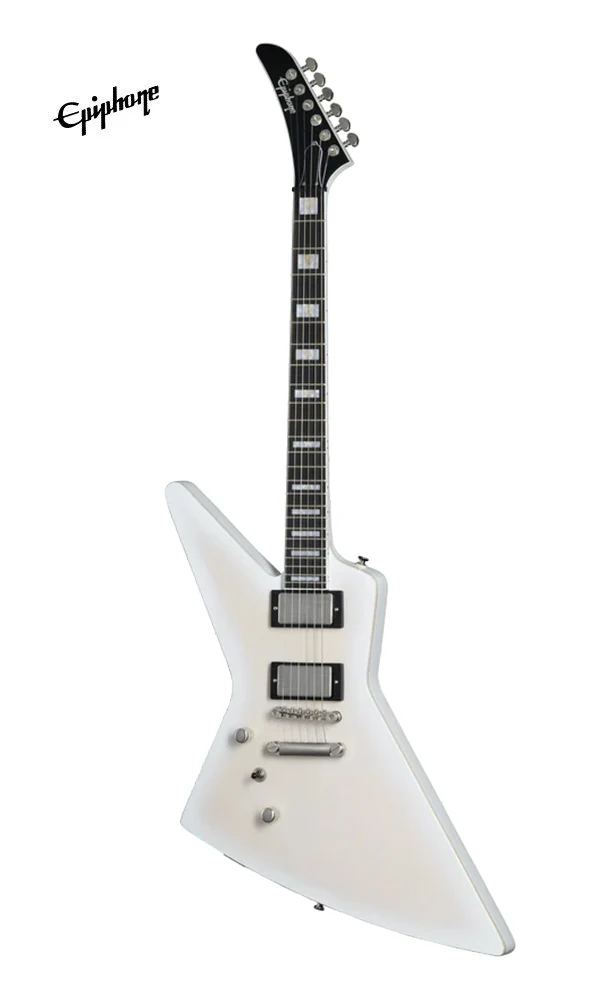 Epiphone Extura Prophecy Left-handed Electric Guitar with Premium Gig Bag - Aged White Tiger - Image 2