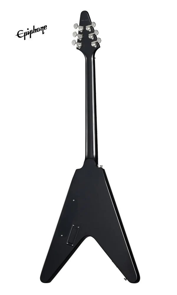 Epiphone Flying V Prophecy Electric Guitar - Aged Jet Black Metallic - Image 3