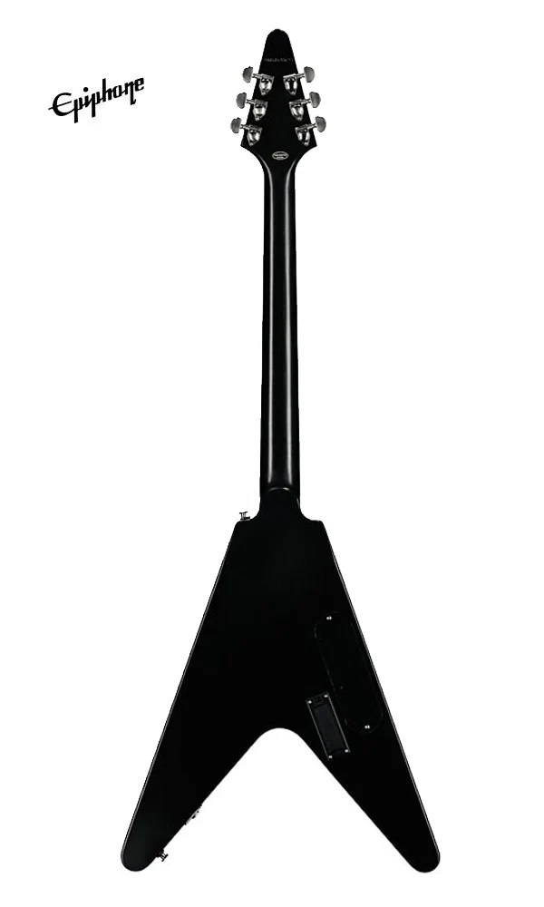 Epiphone Flying V Prophecy Left-handed Electric Guitar - Aged Jet Black Metallic - Image 3