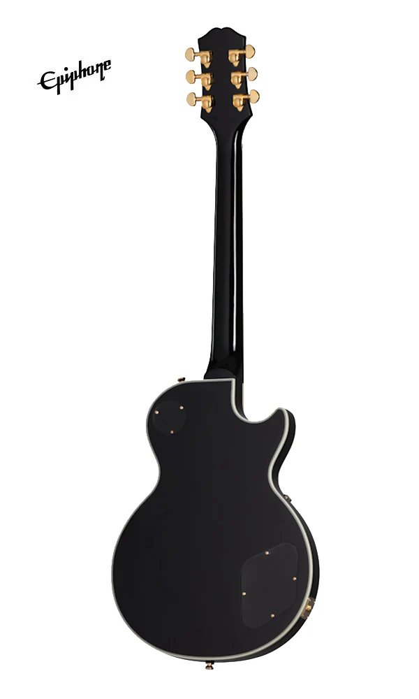 Epiphone Les Paul Custom Left-handed Electric Guitar with Premium Gigbag - Ebony - Image 3