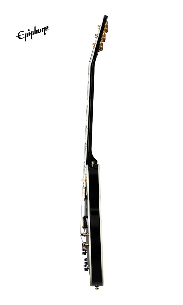 Epiphone Les Paul Custom Left-handed Electric Guitar with Premium Gigbag - Ebony - Image 4